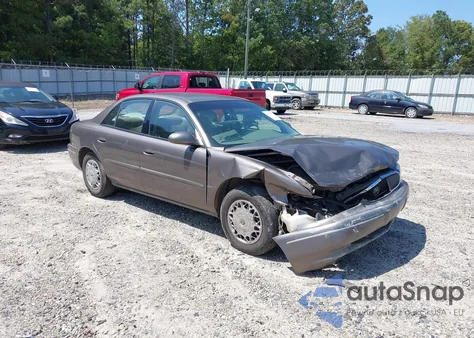 2003 Buick Century Custom из США, поврежденный, VIN 2G4WS52J731167063